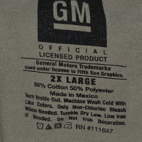 Corvette Grapic Tee Size 2XL - Picture 3 of 3